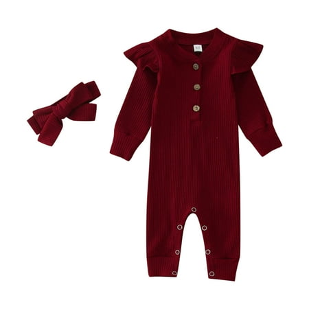 YDOJG Bodysuits for Boys Girls Toddler One-Pieces Winter Long Sleeve Jumpsuit Ribbed Solid Color Outwear With Headbands Fall Clothes 9-12 Months
YDOJG Bodysuits for Boys Girls Toddler One-Pieces Winter Long Sleeve Jumpsuit Ribbed Solid Color Outwear With Headbands Fall Clothes 9-12 Months