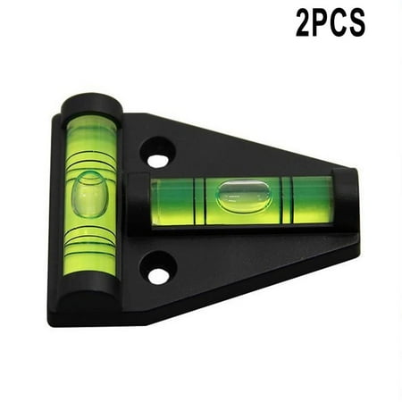 BAMILL 2 Pack Two-Way T Shape High Precision Mini Level Bubble Level for Caravan