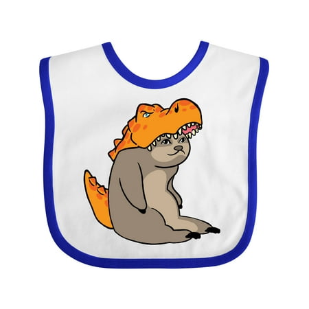 Inktastic Halloween Sloth Dinosaur Gift Baby Boy or Baby Girl Bib