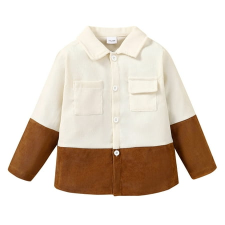 nsendm Toddler Boys Girls Long Sleeve Patchwork T Shirt Coat Tops Clothes With Pocket Winter Coats Kids Outerwear Khaki 2-3 Years
nsendm Toddler Boys Girls Long Sleeve Patchwork T Shirt Coat Tops Clothes With Pocket Winter Coats Kids Outerwear Khaki 2-3 Years