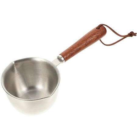 Metal Saucepan Reusable Sauce Pan Multi-use Saucepan with Wood Handle Small Saucepan
Metal Saucepan Reusable Sauce Pan Multi-use Saucepan with Wood Handle Small Saucepan