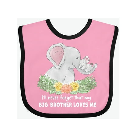 Inktastic I ll Never Forget That My Big Brother Loves Me Cute Elephant Gift Baby Boy or Baby Girl Bib
Inktastic I ll Never Forget That My Big Brother Loves Me Cute Elephant Gift Baby Boy or Baby Girl Bib