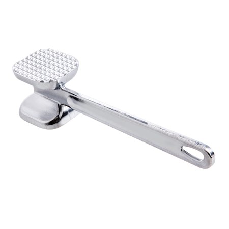 NUOLUX Small Steel Meat Tenderiser Meat Hammer Heavy Duty Double Sided Steak Hammer for Tenderizing Steak Beef Chicken (Silver)
NUOLUX Small Steel Meat Tenderiser Meat Hammer Heavy Duty Double Sided Steak Hammer for Tenderizing Steak Beef Chicken (Silver)