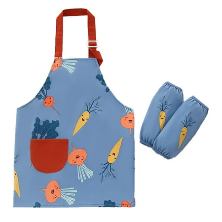 Aprons With Pockets for Children Girls Boys Toddler Apron for Painting