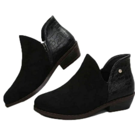 Women s Cutout Ankle Boots Faux Suede Leather Short Boots Round Toe Chunky Stakeld Heel Boots Winter Casual Shoes
Women s Cutout Ankle Boots Faux Suede Leather Short Boots Round Toe Chunky Stakeld Heel Boots Winter Casual Shoes