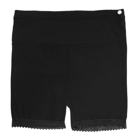 Women Lady High Waist Safety Pants Elastic Maternity Shorts Underpants Leggings (black 2XL)