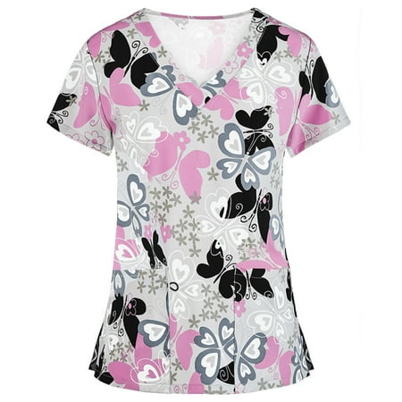 purcolt Plus Size Scrubs for Women Womens Professionals Scrubs Tops Nurse Summer Cow Cat Print Short Sleeve V Neck Workwear Heart Print Working Uniform Blouse Medical Scrubs With Pockets on Clearance
purcolt Plus Size Scrubs for Women Womens Professionals Scrubs Tops Nurse Summer Cow Cat Print Short Sleeve V Neck Workwear Heart Print Working Uniform Blouse Medical Scrubs With Pockets on Clearance