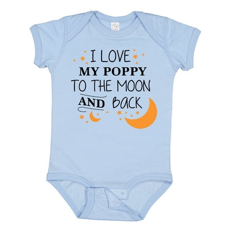 Inktastic I Love My Poppy to the Moon and Back Gift Baby Boy or Baby Girl Bodysuit
Inktastic I Love My Poppy to the Moon and Back Gift Baby Boy or Baby Girl Bodysuit