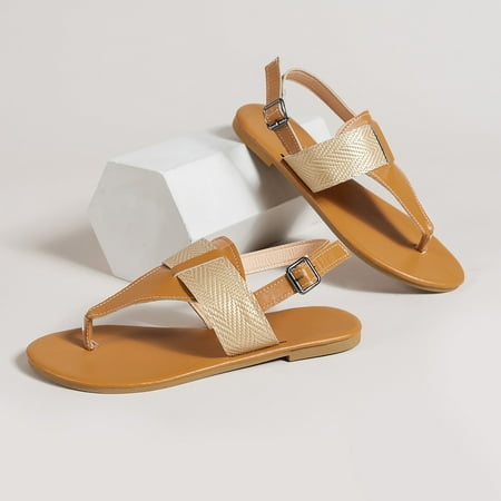 uikmnh Women Shoes Sandals For Women Flip Flops Flat Sandals Buckle Rome Shoes Colorblock Flat Thong Sandals Yellow 6.5
uikmnh Women Shoes Sandals For Women Flip Flops Flat Sandals Buckle Rome Shoes Colorblock Flat Thong Sandals Yellow 6.5
