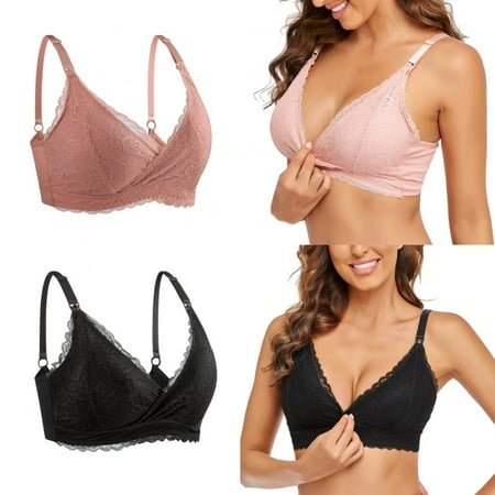 Ladies Nursing Bras 2-Pack Seamless V-Neck Maternity Bras Ladies Maternity Nursing Bras
Ladies Nursing Bras 2-Pack Seamless V-Neck Maternity Bras Ladies Maternity Nursing Bras