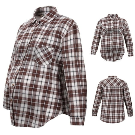 Maternity Clothes For Women Clearance Women Maternity Clothes Plaid Long Sleeve Top Lapel Leisure Tops Shirt Coat
Maternity Clothes For Women Clearance Women Maternity Clothes Plaid Long Sleeve Top Lapel Leisure Tops Shirt Coat