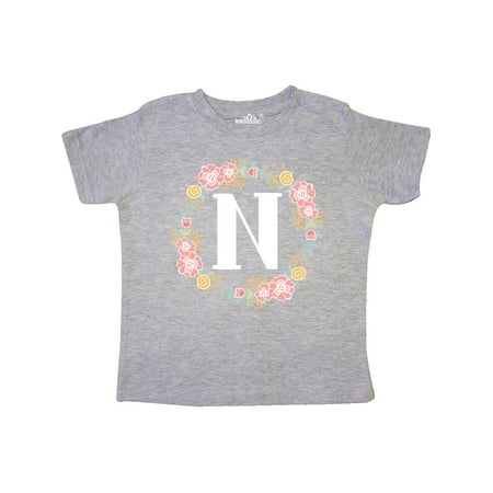 Inktastic Monogram Letter N Rose Floral Wreath Gift Gift Toddler Toddler Girl T-Shirt
Inktastic Monogram Letter N Rose Floral Wreath Gift Gift Toddler Toddler Girl T-Shirt