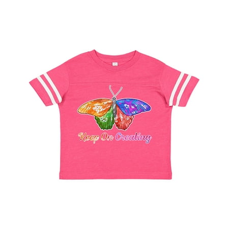 Inktastic Keep On Creating with Beautiful Rainbow Butterfly Gift Toddler Boy or Toddler Girl T-Shirt
Inktastic Keep On Creating with Beautiful Rainbow Butterfly Gift Toddler Boy or Toddler Girl T-Shirt