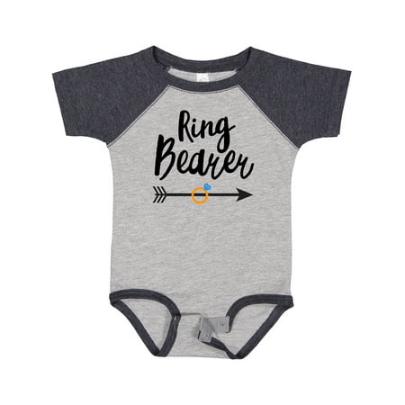 Inktastic Ringbearer with Arrow Gift Baby Boy Bodysuit