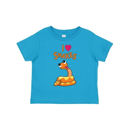 Inktastic I Love Snakes Gift Toddler Boy or Toddler Girl T-Shirt
