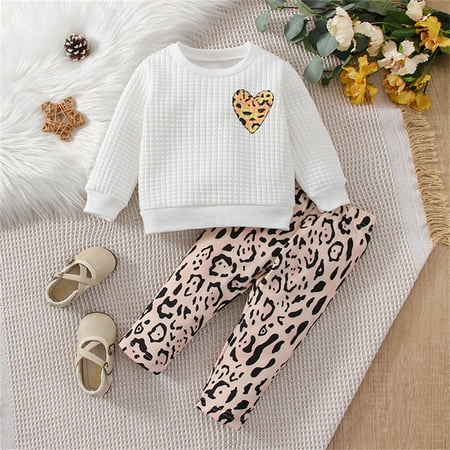 Rrunsv Girls Fall Outfits Fashion Pattern Print Long Sleeve Pullover Tops and Wide Leg Pants Girls Clothing Set White 12-18 Months
Rrunsv Girls Fall Outfits Fashion Pattern Print Long Sleeve Pullover Tops and Wide Leg Pants Girls Clothing Set White 12-18 Months