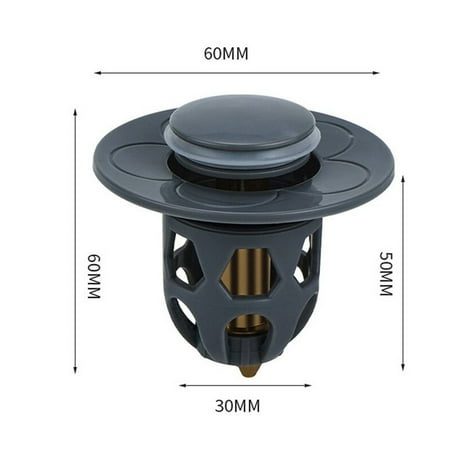 Goodhd Universal Bathroom Sink Plug Stopper Wash Basin Core Bounce PopUp Drain Filter
Goodhd Universal Bathroom Sink Plug Stopper Wash Basin Core Bounce PopUp Drain Filter