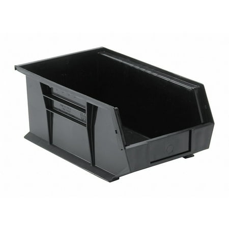 Quantum Storage Systems Hang and Stack Bin Black PP 6 in QUS241BK QUS241BK ZO-G4802901