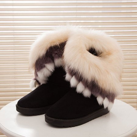 Super large imitation raccoon fur snow boots Winter new mid-tube cotton boots women‘s boots warm generation
Super large imitation raccoon fur snow boots Winter new mid-tube cotton boots women‘s boots warm generation