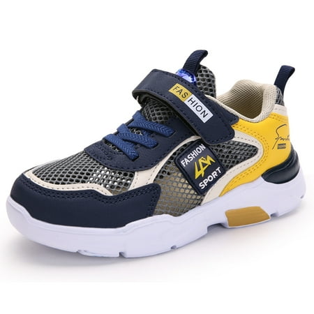 Engtoy Boys shoes breathable leather non slip lightweight running yellow shoe US size 1
Engtoy Boys shoes breathable leather non slip lightweight running yellow shoe US size 1