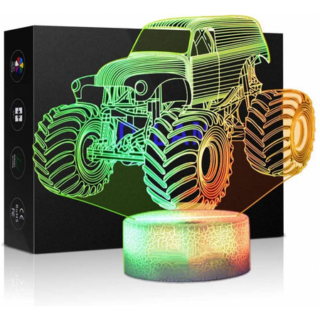 3D Night Lights for Children Kids Night Lamp Monster Trucks for Boys 7 LED Colors Changing Lighting Car Shape Acrylic Lighting Table Desk Bedroom
3D Night Lights for Children Kids Night Lamp Monster Trucks for Boys 7 LED Colors Changing Lighting Car Shape Acrylic Lighting Table Desk Bedroom