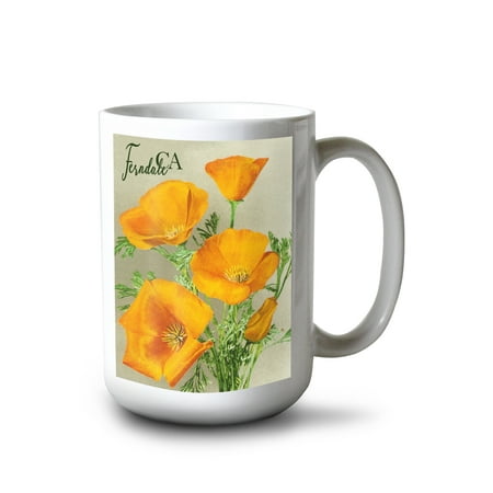 15 fl oz Ceramic Mug Ferndale California Poppies Dishwasher & Microwave Safe
15 fl oz Ceramic Mug Ferndale California Poppies Dishwasher & Microwave Safe