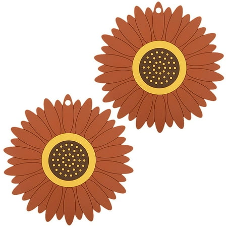 ADVEN 2Pcs Heat Resistant Coasters Sunflower Hot Pot Holder Insulation Pads for Table and Countertop
ADVEN 2Pcs Heat Resistant Coasters Sunflower Hot Pot Holder Insulation Pads for Table and Countertop