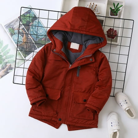 ZMHEGW Boys Girls Winter Thicken Fashion Solid Hooded Windproof Thick Warm Outwear Coat For Kid
ZMHEGW Boys Girls Winter Thicken Fashion Solid Hooded Windproof Thick Warm Outwear Coat For Kid