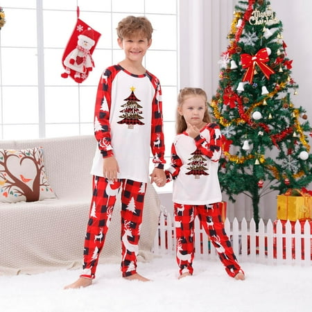women Christmas pajamas for family matching outfits son daughter sets soft Red Christmas Parent-child Set Plaid Print HomeWear Pajamas Two-piece Child Set
women Christmas pajamas for family matching outfits son daughter sets soft Red Christmas Parent-child Set Plaid Print HomeWear Pajamas Two-piece Child Set