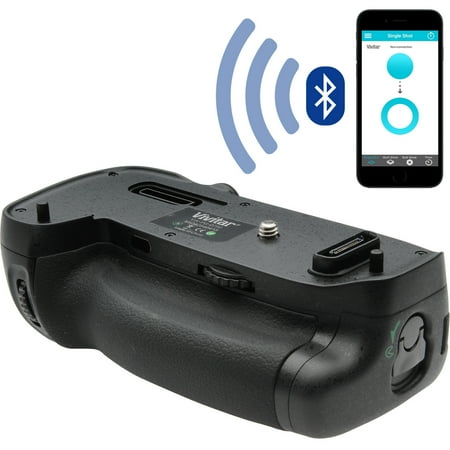 Vivitar MB-D16 Smart Bluetooth Multi-Power Battery Grip for Nikon D750 DSLR Camera Control your camera with iPhone or Android smartphones