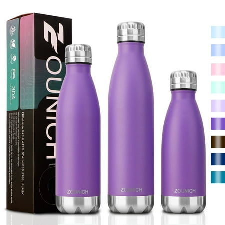 ZOUNICH Double-Wall Stainless Steel Water Bottles Insulated Vacuum Flask Thermos Bottle Portable Sports Gift Cups
ZOUNICH Double-Wall Stainless Steel Water Bottles Insulated Vacuum Flask Thermos Bottle Portable Sports Gift Cups