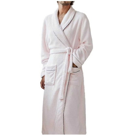 Sehao couple robes mens Long Robe - Warm Soft Floor Length Velvet Bathrobes for Winter Thicker Long House Coat with Pockets Red S
Sehao couple robes mens Long Robe - Warm Soft Floor Length Velvet Bathrobes for Winter Thicker Long House Coat with Pockets Red S