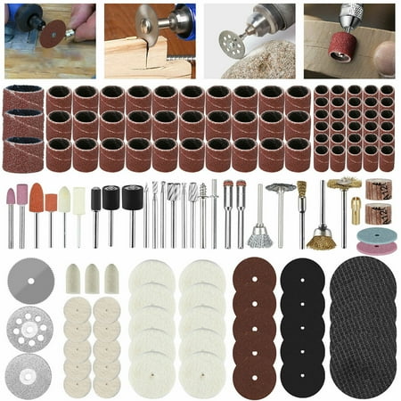 Lieonvis 217Pcs Rotary Tool Accessories Kit 1/8 Inch Shank Grinding Rotary Kit with Grinding Head Wool Wheel Cutting Disc Copper Chuck Saw Blades for Cutting Grinding Carving Polishing
Lieonvis 217Pcs Rotary Tool Accessories Kit 1/8 Inch Shank Grinding Rotary Kit with Grinding Head Wool Wheel Cutting Disc Copper Chuck Saw Blades for Cutting Grinding Carving Polishing