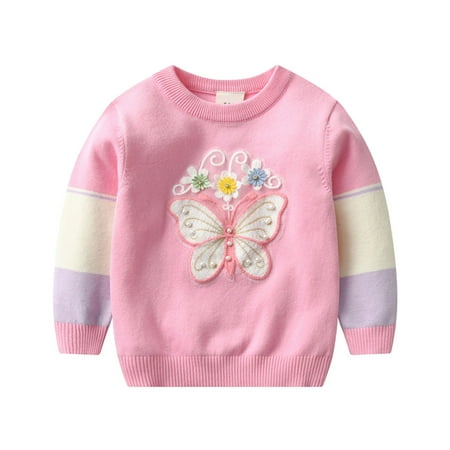 ASFGIMUJ Toddler Girls Sweater Boys Winter Long Sleeve Flower Butterfly Embroidery Beaded Knit Warm Clothes Tops 4 Years-5 Years
ASFGIMUJ Toddler Girls Sweater Boys Winter Long Sleeve Flower Butterfly Embroidery Beaded Knit Warm Clothes Tops 4 Years-5 Years