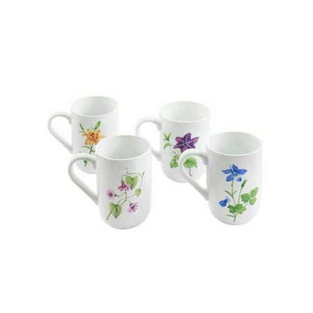 Gibson 120437.04 4 Piece Martha Stewart Mug Set Multi Color