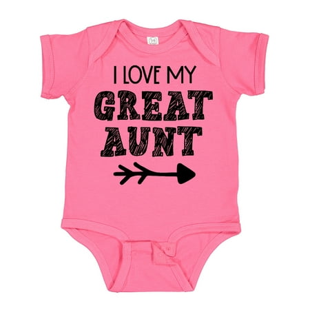 Inktastic I Love My Great Aunt with Arrow Gift Baby Boy or Baby Girl Bodysuit
Inktastic I Love My Great Aunt with Arrow Gift Baby Boy or Baby Girl Bodysuit