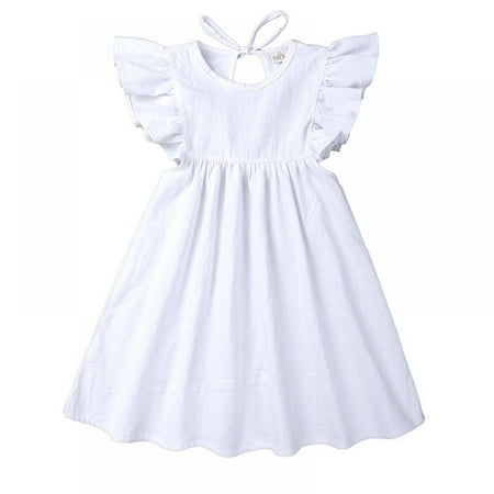 Yuanyu Toddler Girl Dress Baby Ruffle Sleeve Sleeveless Kids Casual Dresses Beach Party Dresses 0-7 Y
Yuanyu Toddler Girl Dress Baby Ruffle Sleeve Sleeveless Kids Casual Dresses Beach Party Dresses 0-7 Y
