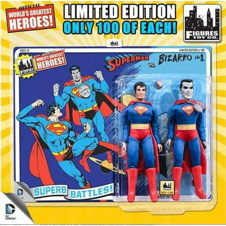 Superman & Bizarro Retro Action Figures DC