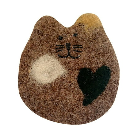 Cartoon Animal Wool Tea Handmade Cute Scald Water Cup Mat Pad Placemat For Table Kitchen Decoration (Cat Face Style) Cork Place Mats Indoor Dining
Cartoon Animal Wool Tea Handmade Cute Scald Water Cup Mat Pad Placemat For Table Kitchen Decoration (Cat Face Style) Cork Place Mats Indoor Dining