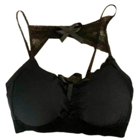 Women Sexy for Cross Lace Halter Bralette Bowknot Ruched Camis Crop Top Underwea
Women Sexy for Cross Lace Halter Bralette Bowknot Ruched Camis Crop Top Underwea
