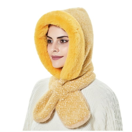 Knosfe One-piece Winter Neck Warmer Scarf for Women Ear Cap Warm Soft Scarves
Knosfe One-piece Winter Neck Warmer Scarf for Women Ear Cap Warm Soft Scarves