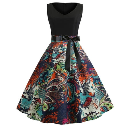 Red Dresses for Women Black Dress Women s Fashion Vintage Print V-Neck Sleeveless Elegant Swing Dress on Clearance Dresses for Women Dress for Women 2022 Flower Girl Dress Multi-color XL
Red Dresses for Women Black Dress Women s Fashion Vintage Print V-Neck Sleeveless Elegant Swing Dress on Clearance Dresses for Women Dress for Women 2022 Flower Girl Dress Multi-color XL