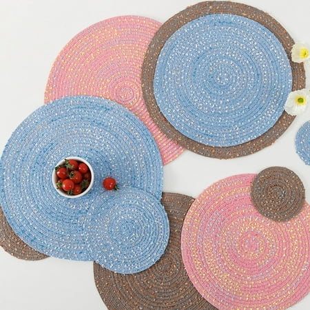 Xuanyuan Place Mat Nordic Style Anti-scalding Cotton Yarn Home Woven Table Protective Mat Coaster Kitchen Supplies
Xuanyuan Place Mat Nordic Style Anti-scalding Cotton Yarn Home Woven Table Protective Mat Coaster Kitchen Supplies