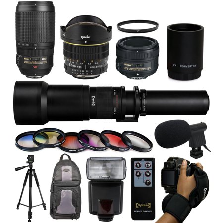 Extreme Lens Kit + Accessories for Nikon DF D7200 D7100 D7000 D5500 D5300 D5200 D5100 D5000 D3300 D3200 D300S D90 includes Nikon VR 70-300mm Lens + 50mm f\/1.8G + 6.5mm f\/3.5 HD Fisheye + 650-2600mm Extreme Lens Kit + Accessories for Nikon DF D7200 D7100 D7000 D5500 D5300 D5200 D5100 D5000 D3300 D3200 D300S D90 includes Nikon VR 70-300mm Lens + 50mm f\/1.8G + 6.5mm f\/3.5 HD Fisheye + 650-2600mm