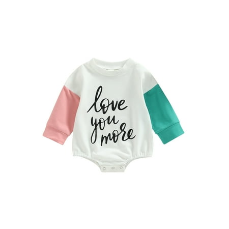 Infant Baby Girl Boy Valentine s Day Jumpsuit Contrast Color Long Sleeve Round Neck Letter Print Autumn Spring Romper
Infant Baby Girl Boy Valentine s Day Jumpsuit Contrast Color Long Sleeve Round Neck Letter Print Autumn Spring Romper
