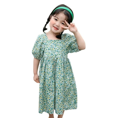 PEASKJP Cocktail Dress Toddler Girls Sleeveless Bowknot Floral Prints Ruffles Princess Summer Dress Green 4-5 Years
PEASKJP Cocktail Dress Toddler Girls Sleeveless Bowknot Floral Prints Ruffles Princess Summer Dress Green 4-5 Years