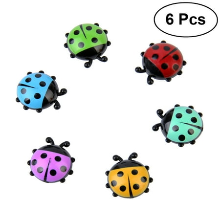 6 Pcs Plastic Mini Ladybug-shaped Fridge Magnets Refrigerator Magnets Wall stickers with Built-in Magnets 
6 Pcs Plastic Mini Ladybug-shaped Fridge Magnets Refrigerator Magnets Wall stickers with Built-in Magnets