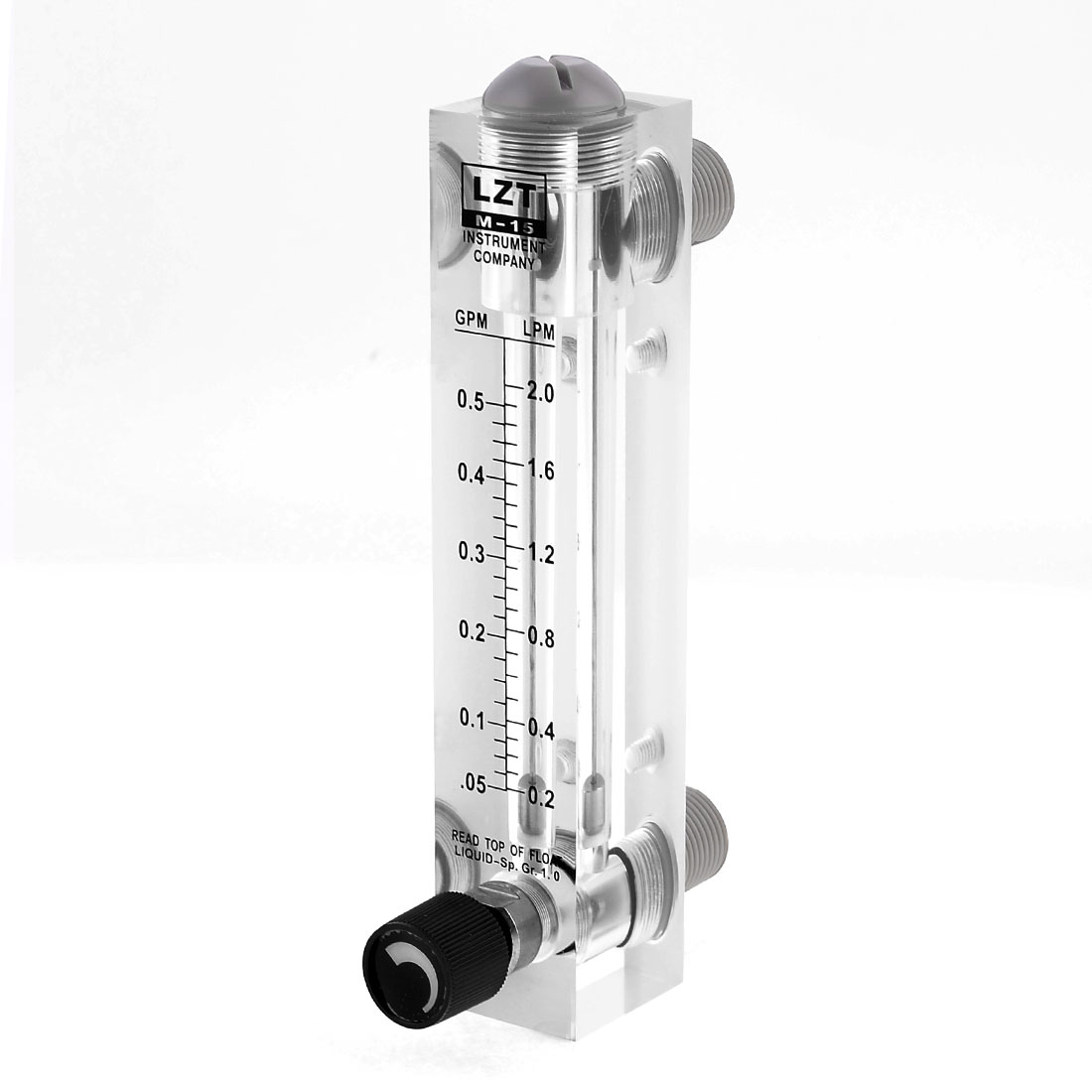 1/2" PT Thread 0.050.5GPM 0.22LMP Water Liquid Flow Meter Flowmeter