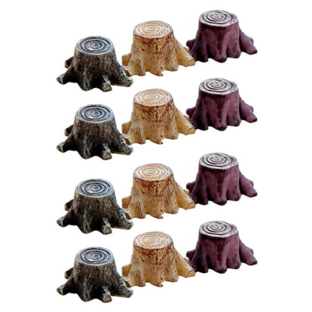 12Pcs Artificial Mini Root Stump Resin Tree Stump Decoration (Random Color)
12Pcs Artificial Mini Root Stump Resin Tree Stump Decoration (Random Color)