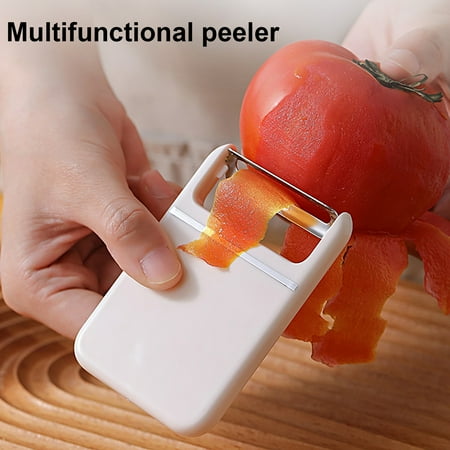 YFMALL Sharp Anti-rust Stainless Steel Blade Ergonomic Handle Vegetable Peeler Multifunction Fruit Peeler Kitchen Tool
YFMALL Sharp Anti-rust Stainless Steel Blade Ergonomic Handle Vegetable Peeler Multifunction Fruit Peeler Kitchen Tool